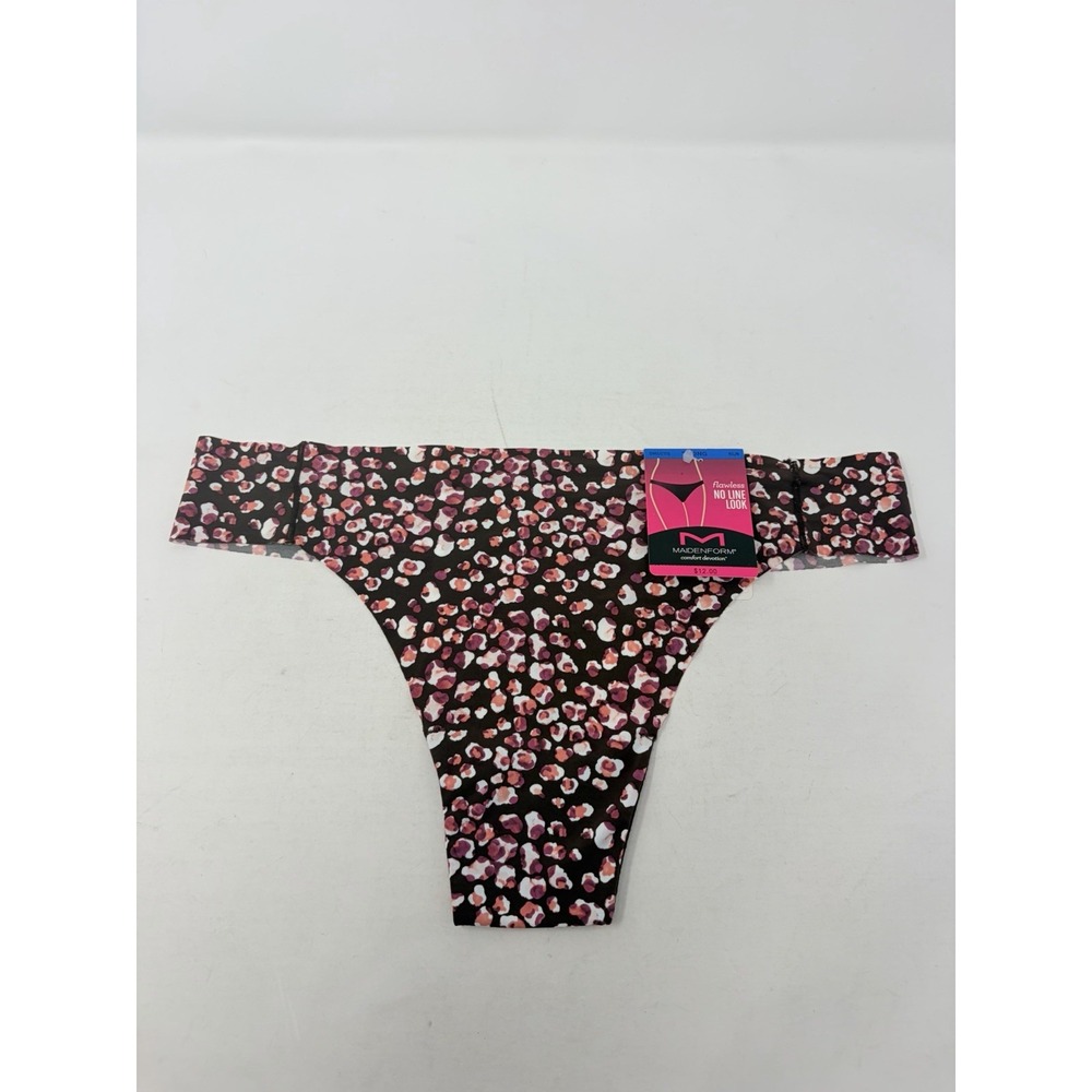 Maidenform Womens Size XL/8 Flawless No Show Thong Panty in Brown DMLCTG 1107